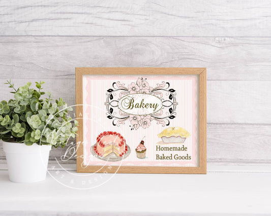 Bakery Sweets No.4 ACEO Digital Print Watercolor Painting