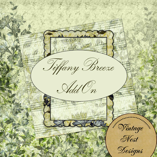 Digital Scrapbooking Tiffany Breeze Add On Kit Instant Download