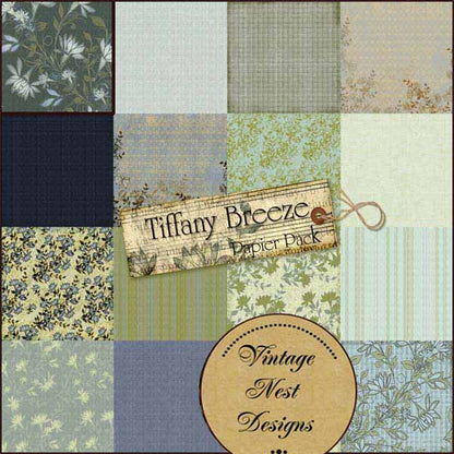 Digital Scrapbooking Tiffany Breeze Kit Instant Download