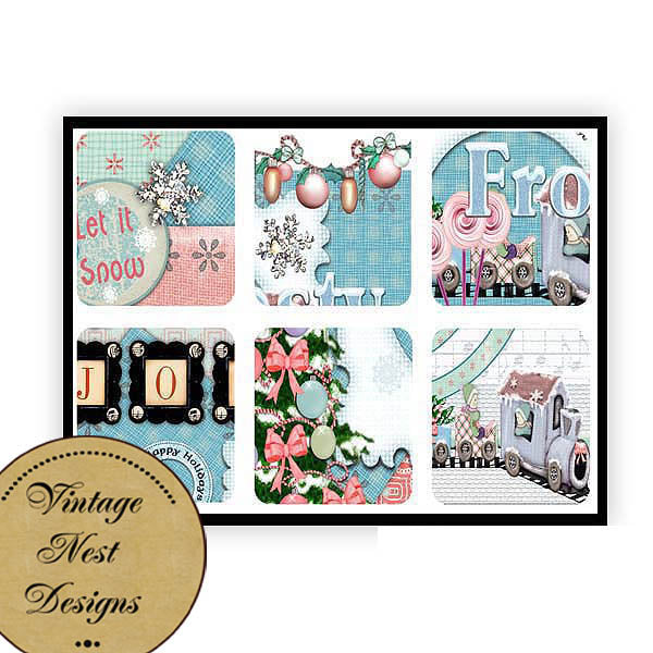Illustration numérique de scrapbooking Kit « Au Pôle Nord »