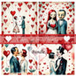 Digital Prints Valentine Sweethearts Bundle No.1 Illustration Instant Download