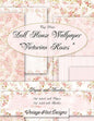 Victorian Roses Wallpaper No.1 Digital Prints Illustration Scrapbooking