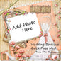 Digital Scrapbooking Wedding Bouquet Quick Page No.2 Instant Download