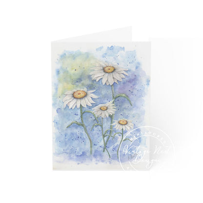 Digital Print Daisies No.2 Watercolor Painting