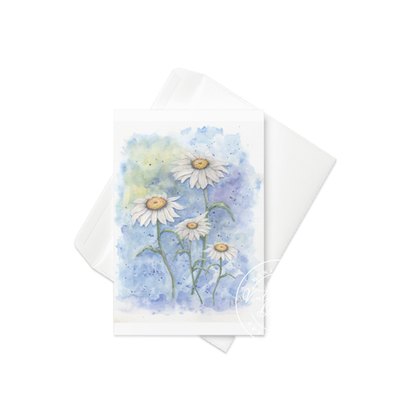 Digital Print Daisies No.2 Watercolor Painting