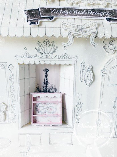 Shelf No.38 Dollhouse Miniature Handmade image 1
