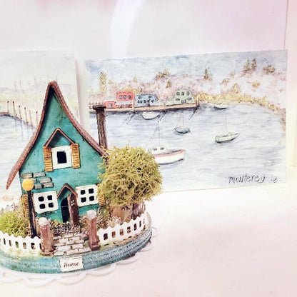 Putz House No.35 Handmade Miniature image 2