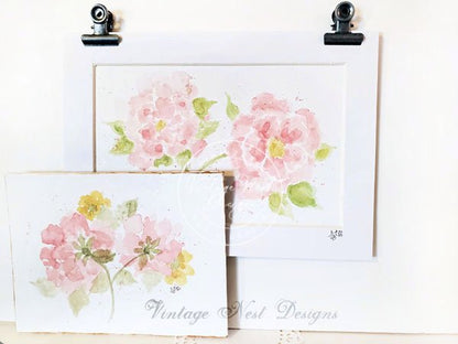 Flourishes No.17 Original Watercolor Painting image 6