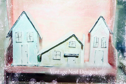 Putz Houses No.4 Handmade Miniatures image 2