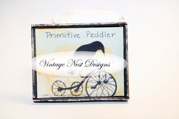Primitive Peddler No.1 Dollhouse Miniature Handmade image 1