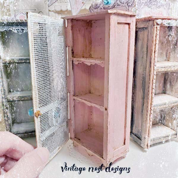 Cabinet No.69 Dollhouse Miniature Handmade image 4