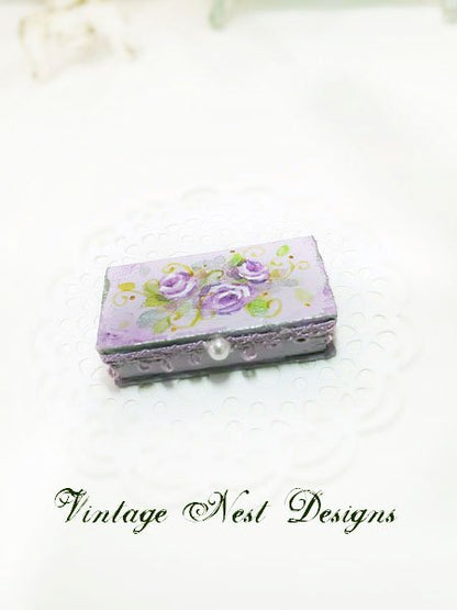Box No.52 Dollhouse Miniature Handmade image 0