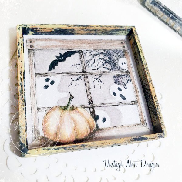 Halloween Ghosts No.1:1 Dollhouse Miniature Handmade image 2