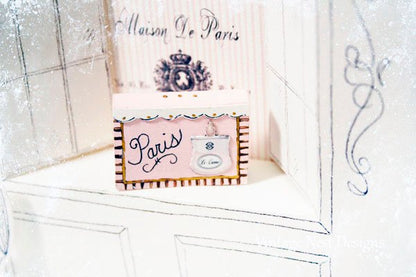 Box No.30 Dollhouse Miniature Handmade image 2