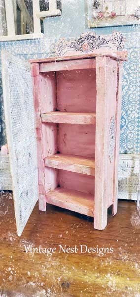 Cabinet No.55 Dollhouse Miniature Handmade image 4