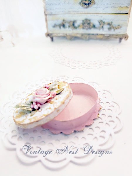 Box No.106 Dollhouse Miniature Handmade for Dolls Shadow Box Diorama image 0