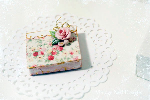 Box No.36 Dollhouse Miniature Handmade image 2