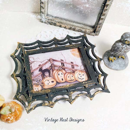 Halloween Pumpkins No.6:1 Dollhouse Miniature Handmade image 3