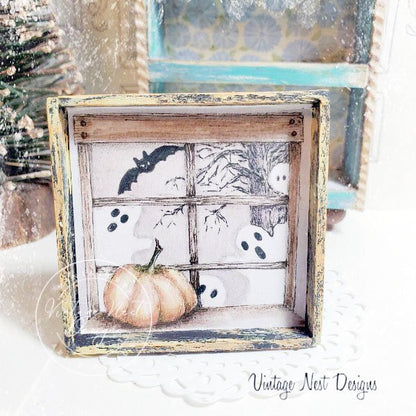Halloween Ghosts No.1:1 Dollhouse Miniature Handmade image 0