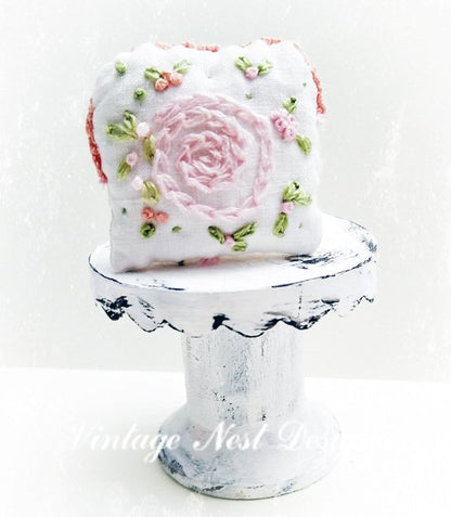Pillow No.5 Dollhouse Miniature Handmade image 0