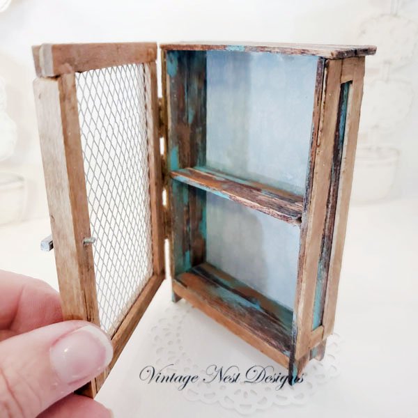 Cabinet No.77 Dollhouse Miniature Handmade image 2