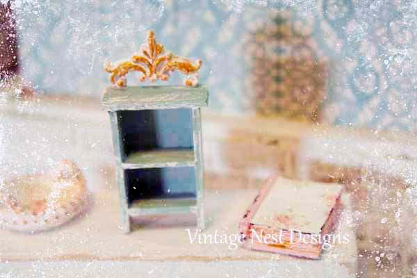 Shelf No.12 Dollhouse Miniature Handmade image 0