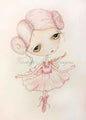 Digital Prints Ballerina No.1 Watercolor Painting image 0