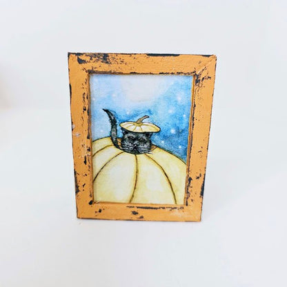 Pumpkins Kitty No.1:1 Dollouse Miniature image 8