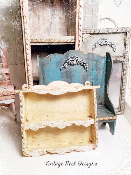 Shelf No.63 Dollhouse Miniature Handmade image 3