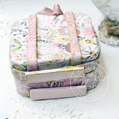 Luggage Suitcase No.53 Dollhouse Miniature Handmade image 2