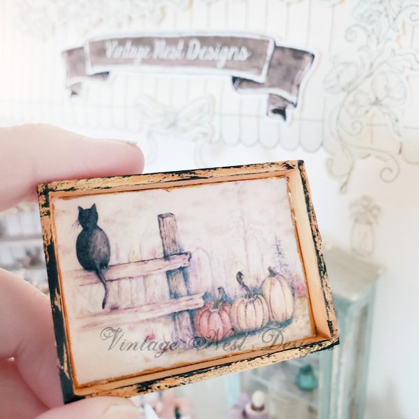 Pumpkin Patch No.1:2 Dollhouse Miniature Handmade image 4