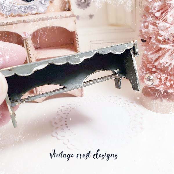 Bench No.9 Dollhouse Miniature Handmade image 4