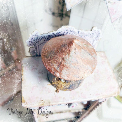 Bird Nest House No.1 Dollhouse Miniature Handmade image 4