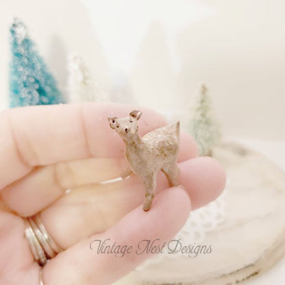 Deer No.3 Dollhouse Miniature Handmade image 2