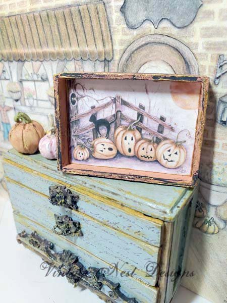 Halloween Pumpkins No.6:3 Dollhouse Miniature Handmade image 2