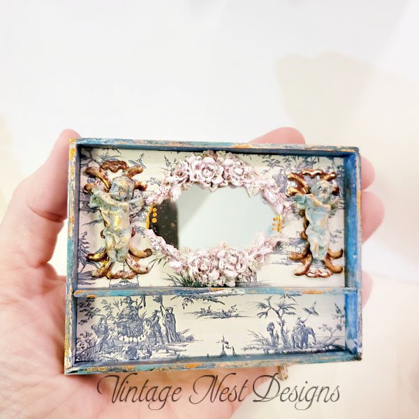 Cabinet Shelf No.75 Dollhouse Miniature Handmade image 5