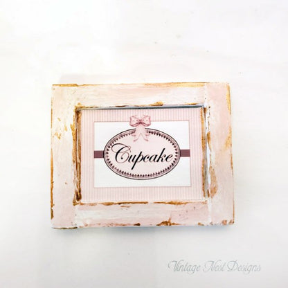 Cupcake Sign No.1:2 Dollhouse Miniature Handmade image 4