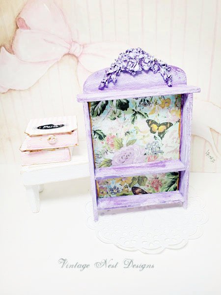Shelf No.95 Dollhouse Miniature Handmade image 0