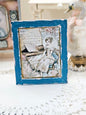 Victorian Woman No.2:1 Dollhouse Miniature Handmade Wooden Framed Art image 0
