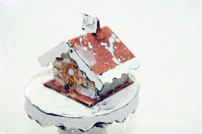 Bird Nest House No.9 Dollhouse Miniature Handmade image 6