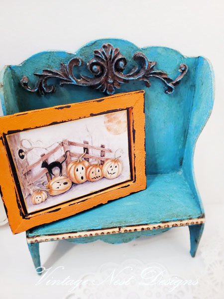 Halloween Pumpkins No.6:4 Dollhouse Miniature Handmade image 0