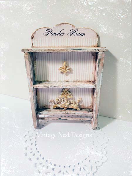 Shelf No.48 Dollhouse Miniature Handmade image 0