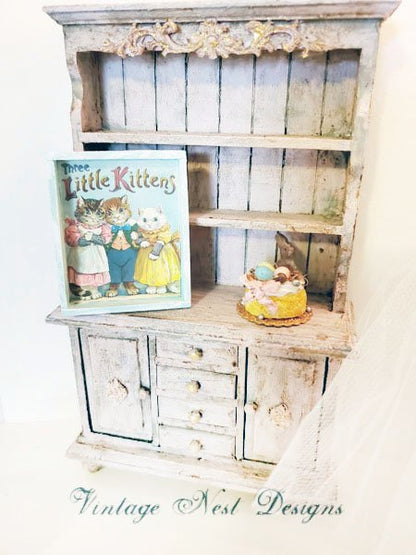 Three Little Kittens No.1:2 Dollhouse Miniature Handmade image 6