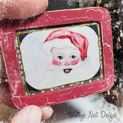 Santa No.1:1 Dollhouse Miniature Handmade image 2
