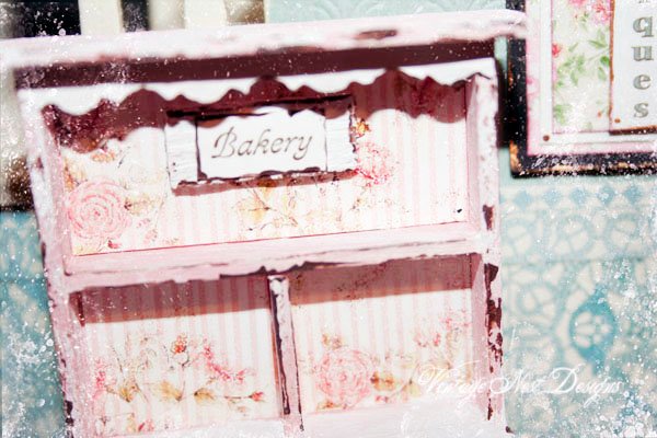Cabinet No.4 Dollhouse Miniature Handmade image 1