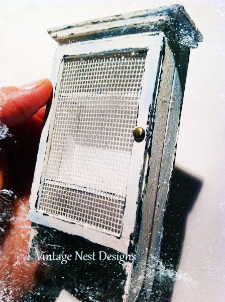 Cabinet No.32 Dollhouse Miniature Handmade image 0