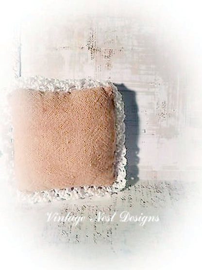 Pillow No.8 Dollhouse Miniature Handmade image 5