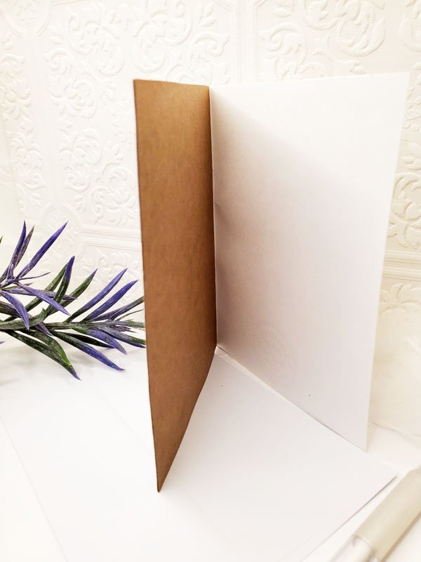 Hello Card No.1 Greeting Blank Inside Handmade One of a Kind image 8