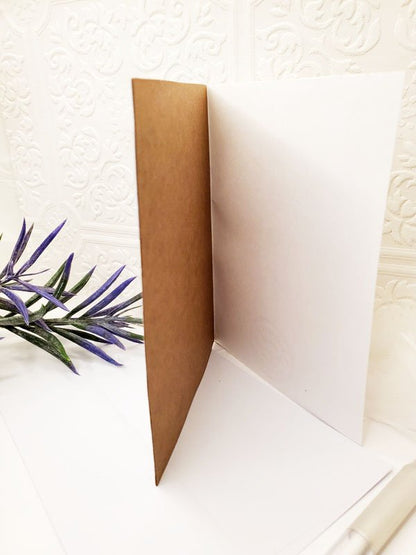 Hello Card No.1 Greeting Blank Inside Handmade One of a Kind image 8