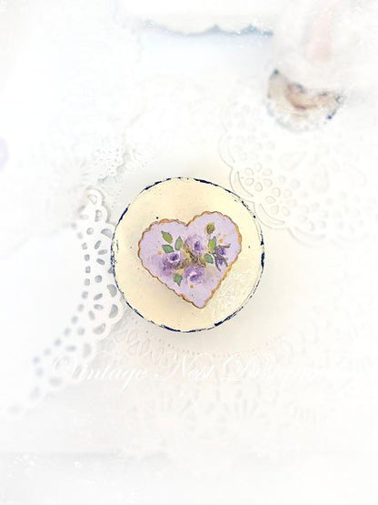 Valentine Sweetheart Box No.114 Dollhouse Miniature Handmade image 1